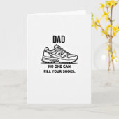 Coole Schuh Vatertagskarte Karte (Gelbe Blume)
