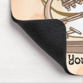 Coole Schulkrankenschwester Mousepad (Ecke)
