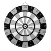Coole Schwarz/Grau-Reglementierung Dart-Board Dartscheibe (vorne)