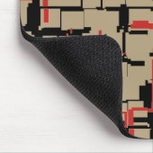 COOLE Schwarz- und Rottöne Mousepad (Ecke)