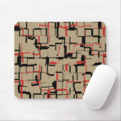 COOLE Schwarz- und Rottöne Mousepad (Mit Mouse)