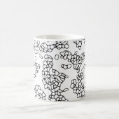 COOLE Schwarz- und Weiß-Formen Kaffeetasse (Mittel)