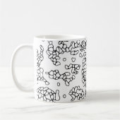 COOLE Schwarz- und Weiß-Formen Kaffeetasse (Links)