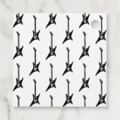 Coole Schwarz-Weiß-Rocks Kinder Vielen Dank Geschenkanhänger (Rückseite)