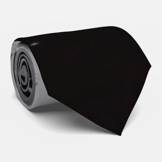 Coole Schwarz-Weiß-Wassertropfen Krawatte (Gerollt)