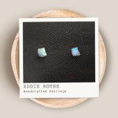 Coole Schwarz-weiße Stuhlvorführung Quadratische Visitenkarte