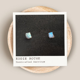 Coole Schwarz-weiße Stuhlvorführung Quadratische Visitenkarte