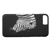 Coole schwarz-weiße Zebra Case-Mate iPhone Hülle (Rückseite (Horizontal))