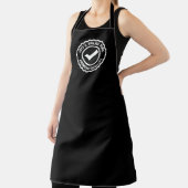 Coole schwarze BBQ-Schürze für den Grillmeister Ko Schürze (InSitu)