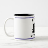 Coole Schwarze Chinesische Shar Pei Tasse (Links)
