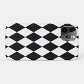 Coole schwarze Diamant-Muster Case-Mate iPhone Hülle (Rückseite (Horizontal))