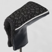 Coole schwarze Drachenskala Golf Headcover (3/4 Vorderseite)