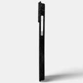 Coole schwarze Nachtsterne Weltraum Astronomisch Case-Mate iPhone Hülle (Rückseite / Links)