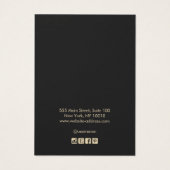 Coole schwarze, rustikale rote Earring-Display-Kar (Rückseite)