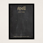 Coole schwarze, rustikale rote Earring-Display-Kar (Vorderseite)