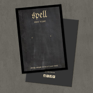 Coole schwarze, rustikale rote Earring-Display-Kar