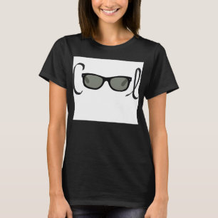 Coole Schwarze Sonnenbrille Kleinkind Shirt