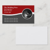 Coole Schweißbauweise Visitenkarte (Vorne/Hinten)