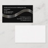 Coole Schweißkonstruktion Visitenkarte (Vorne/Hinten)