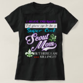 COOLE SCOUT MAMA Funny Gips für Frauen T-Shirt (Design vorne)