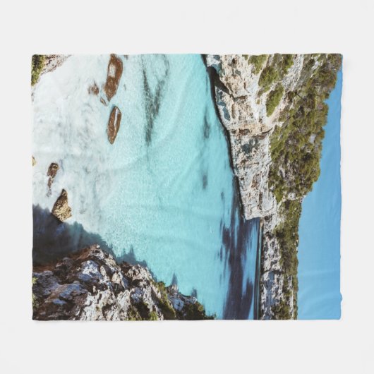 Coole Seascape Fleecedecke (Vorderseite (Horizontal))