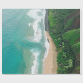 Coole Seascape Geschenkpapier (Flach)