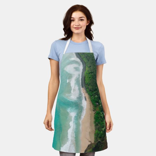 Coole Seascape Schürze (Getragen)