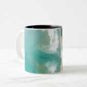 Coole Seascape Zweifarbige Tasse (Vorderseite Links)