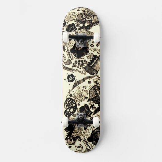 Coole Sepia Black Skateboard (Vorderseite)