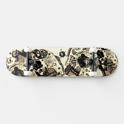 Coole Sepia Black Skateboard (Horizontal)