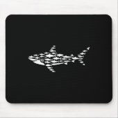 Coole Shark Art für Männer Frauen Kinder Jungen Mä Mousepad (Vorne)