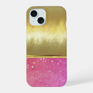 Coole Shell Pink Gold Design Hülle iPhone 15 Hülle
