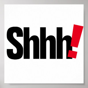 Coole Shhh Funny Signs Quite Zone Study Area Poste Poster