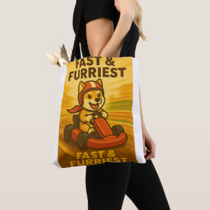 Coole Shiba Inu Tote Bag - Biker Dog Bag Tasche