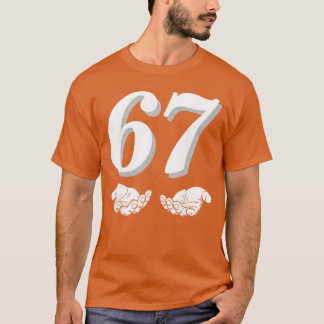 Coole Si Seven 6 7 Meme Gen Alpha Slang Kostüm Mat T-Shirt