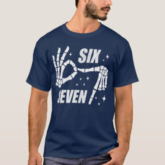 Coole Si Seven Nummer Gen Alpha Slang 6 7rending M T-Shirt