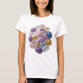 Coole Silber ABSTRACT ART Statement Tee v3 (Vorderseite)