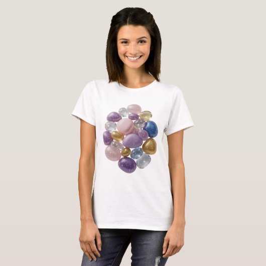 Coole Silber ABSTRACT ART Statement Tee v3 (Vorne ganz)