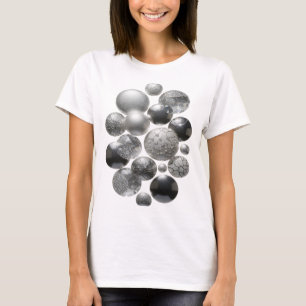 Coole Silber-EDELSTEIN-SCHMUCK Tragbare Kunst T-Shirt