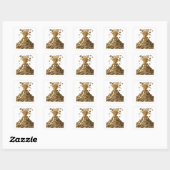 Coole Silber- MOUNTAIN OF GOLD Aufkleber Design (Blatt)