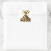 Coole Silber- MOUNTAIN OF GOLD Aufkleber Design (Tasche)