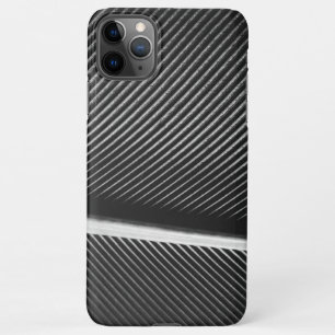 Coole silbergraue, elegante geometrische Linien iPhone 11Pro Max Hülle