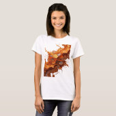 Coole Silver ABSTRACT ART Statement T-Shirt v4 (Vorne ganz)