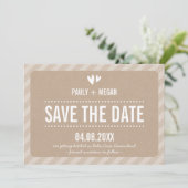 COOLE SIMPLE SAVE THE DATE schlichter Typ (Stehend Vorderseite)