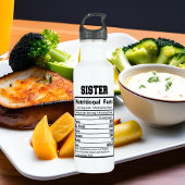 coole Sisterfaktenkunst Edelstahlflasche