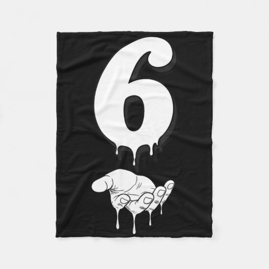 Coole Six Seven 6 7 Meme Gen Alpha Slang Kostüm Ma Fleecedecke (Vorderseite)