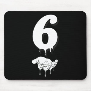 Coole Six Seven 6 7 Meme Gen Alpha Slang Kostüm Ma Mousepad
