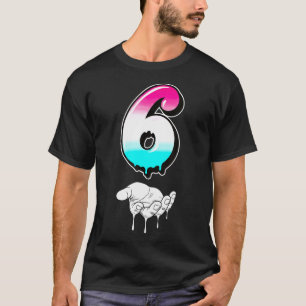 Coole Six Seven 6 7 Meme Gen Alpha Slang Kostüm Ma T-Shirt