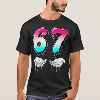 Coole Six Seven 6 7 Meme Gen Alpha Slang Kostüm Ma T-Shirt