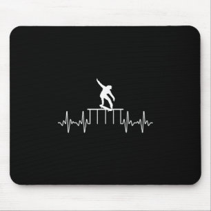 Coole Skateboard-Kunst für Männer Frauen Skateboar Mousepad